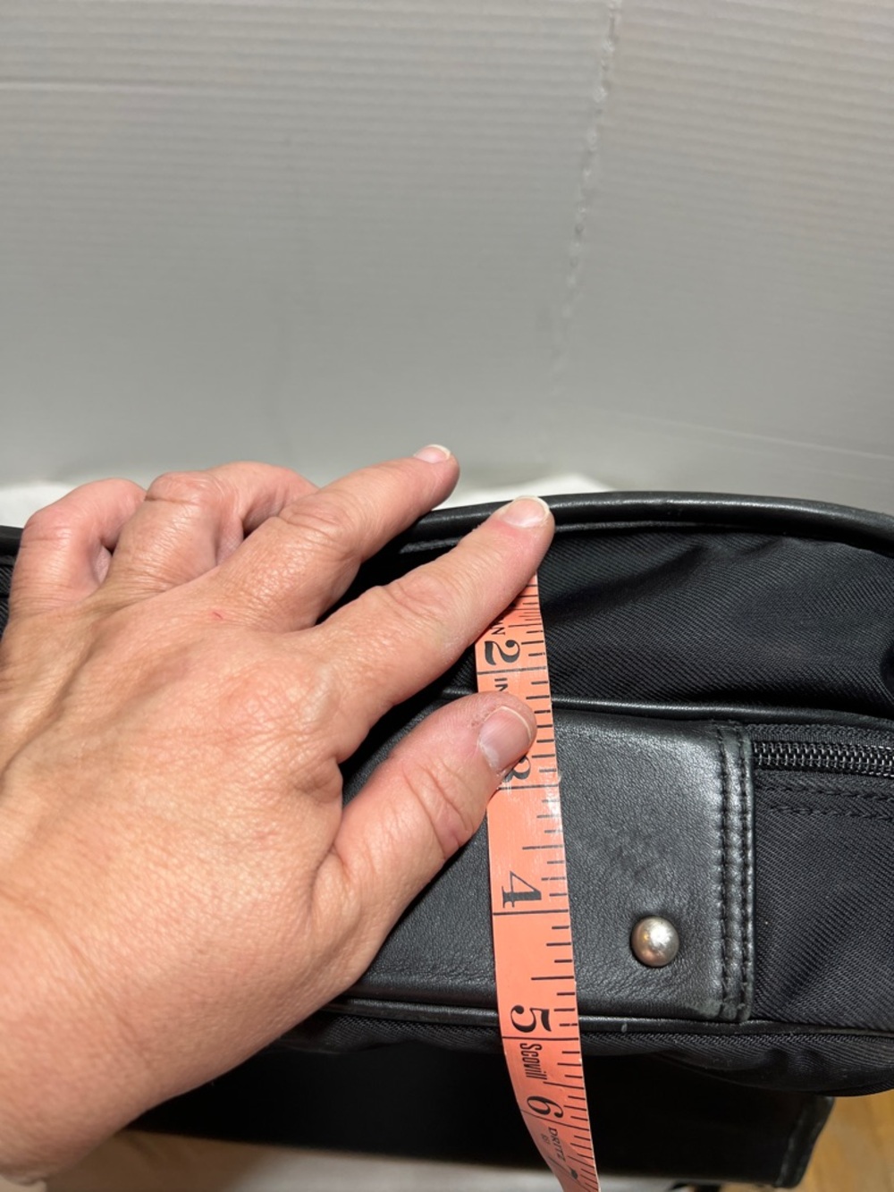 Coach Black Leather & Nylon Briefcase/Laptop bag 5113 with Silver Hardware - Picture 11 of 13